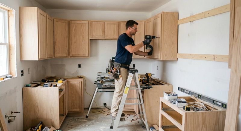 Cupboard Installation in Bloomington, IN